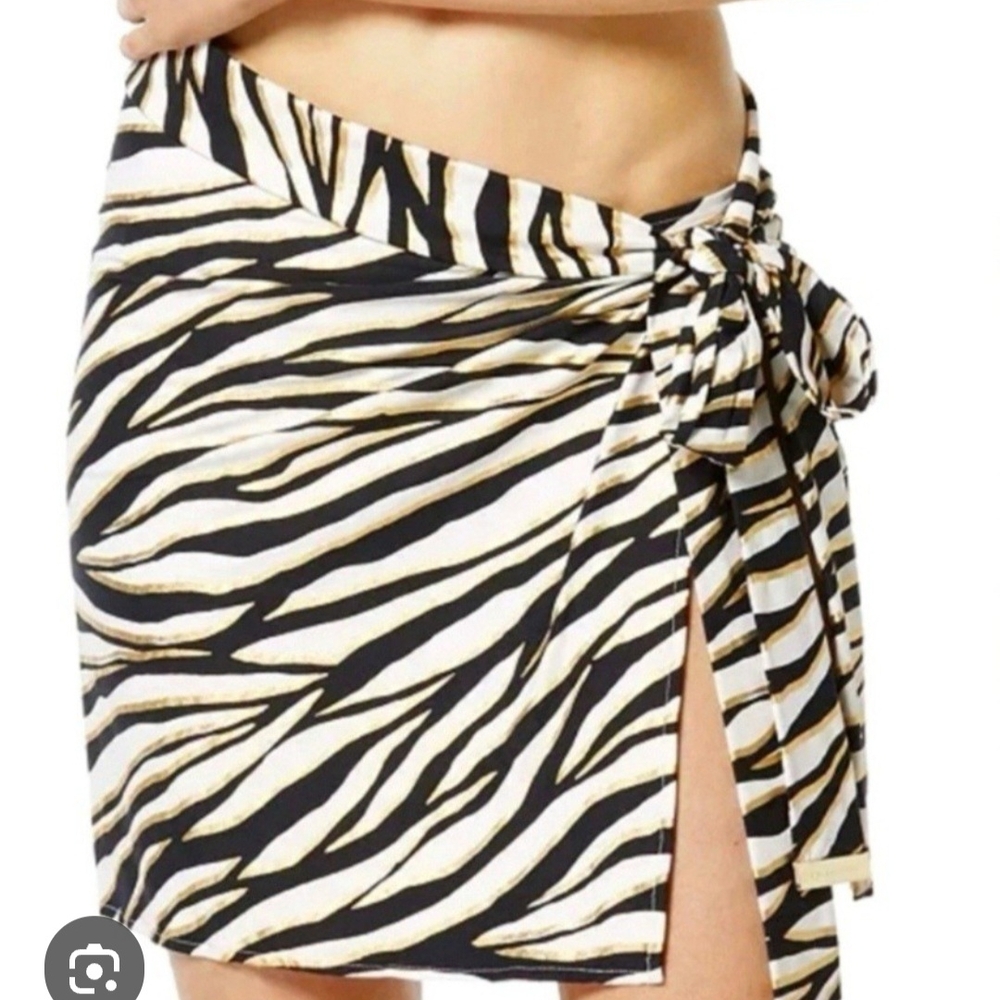 Michael Kors Zebra Stripe Sarong
